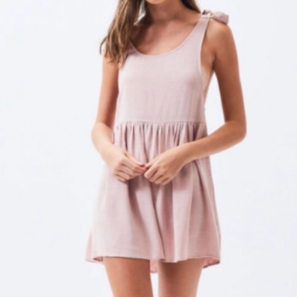 Lottie Moss Tie Strap Babydoll Dress